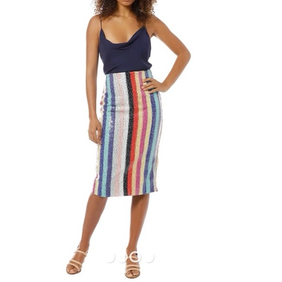 Accessories - Penelope Midi Skirt in Rainbow Multi
Mestiza New York Sz 4 NWY